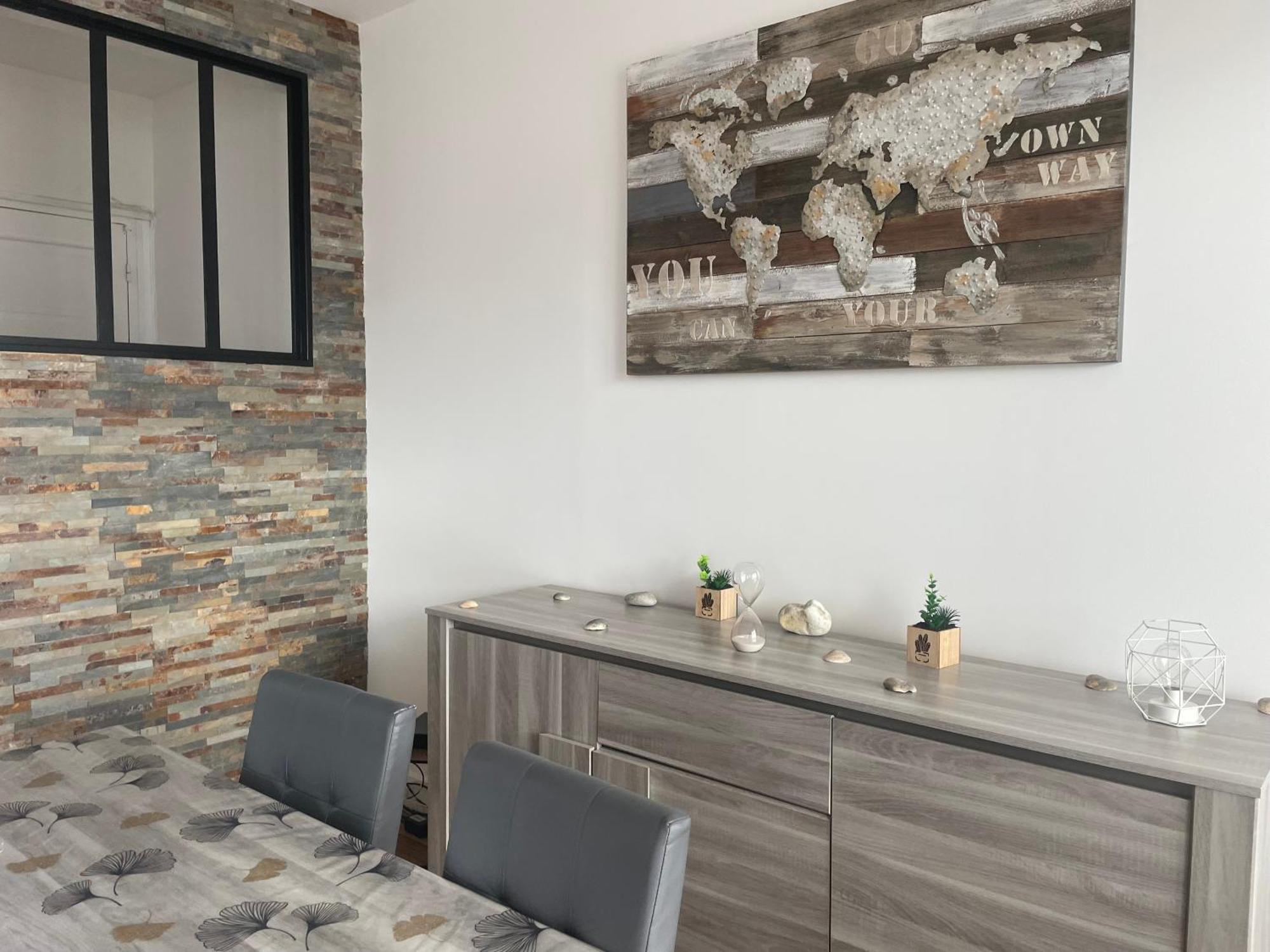 Appartement Jaures-pilier Rouge/app Spacieux/3 Chambres/6 Pers